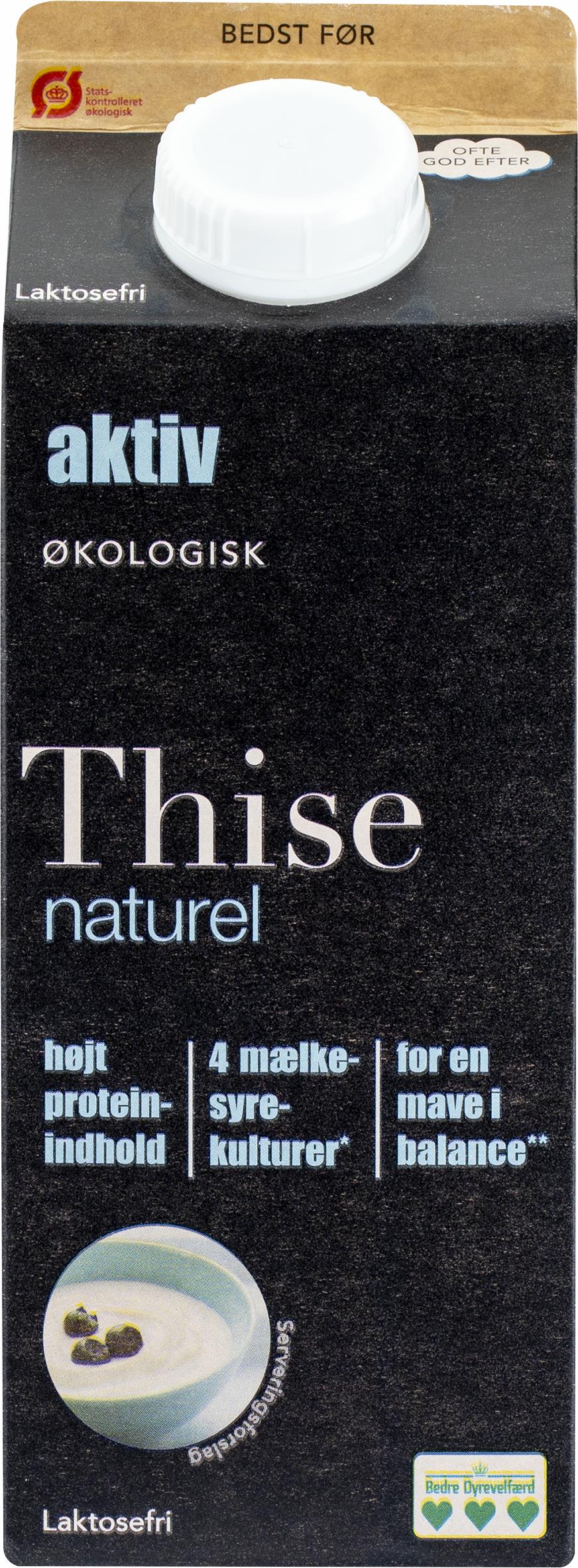 Aktiv Laktosefri yoghurt naturel 750 g