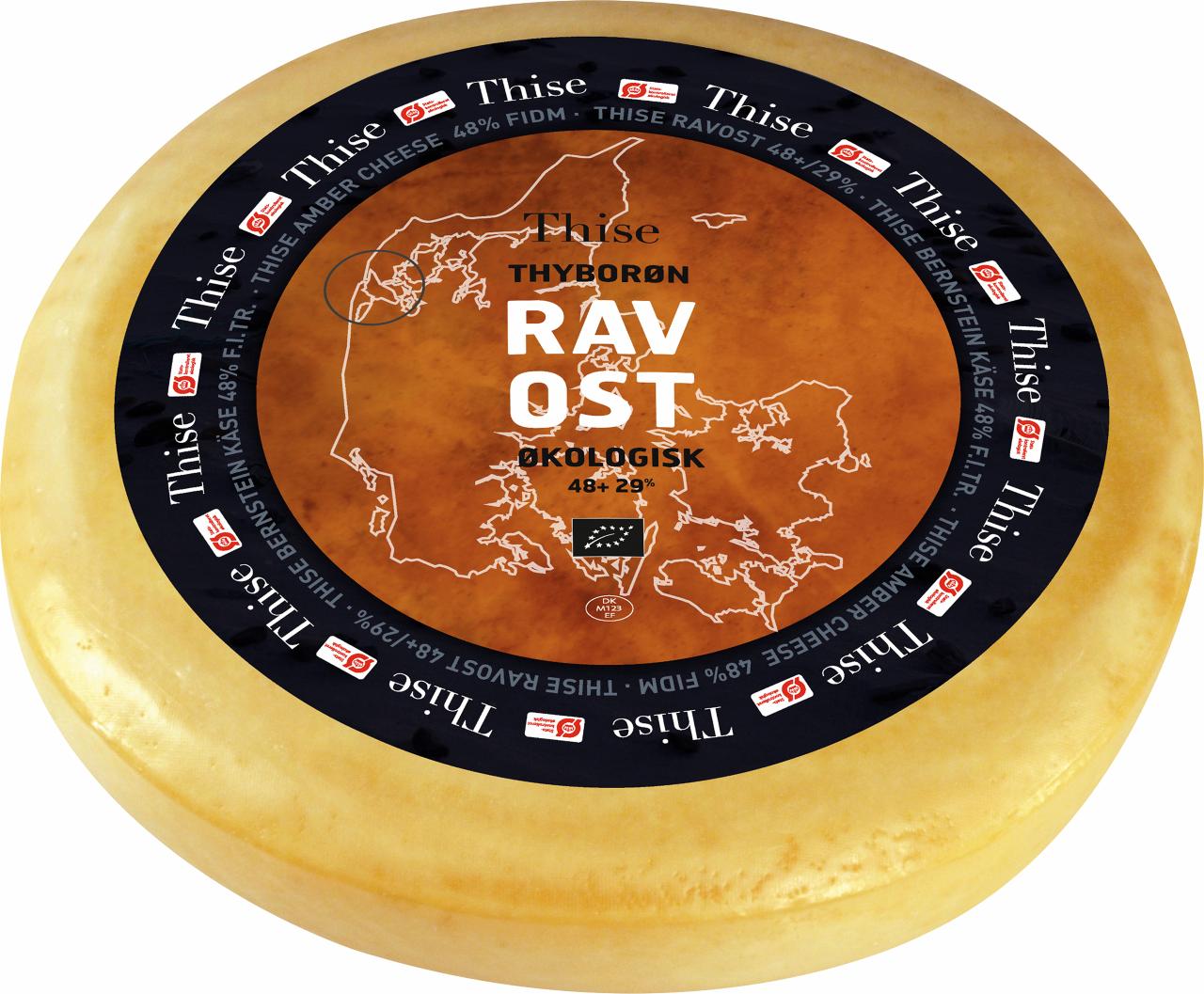 Thise Thyborøn Rav. Fast modnet ost 48+/29% 7kg