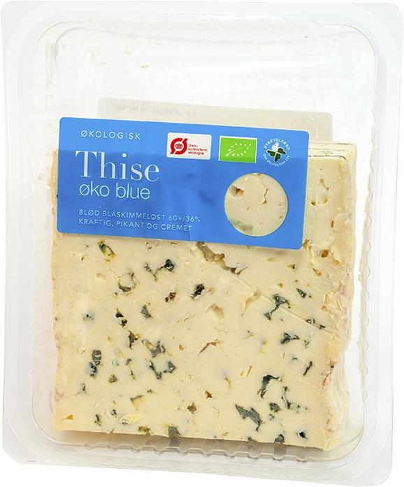 Thise Øko Blue. Blød blåskimmelost 60+/36% 1kg