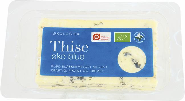 Thise Øko Blue. Blød blåskimmelost 60+/36% 150g