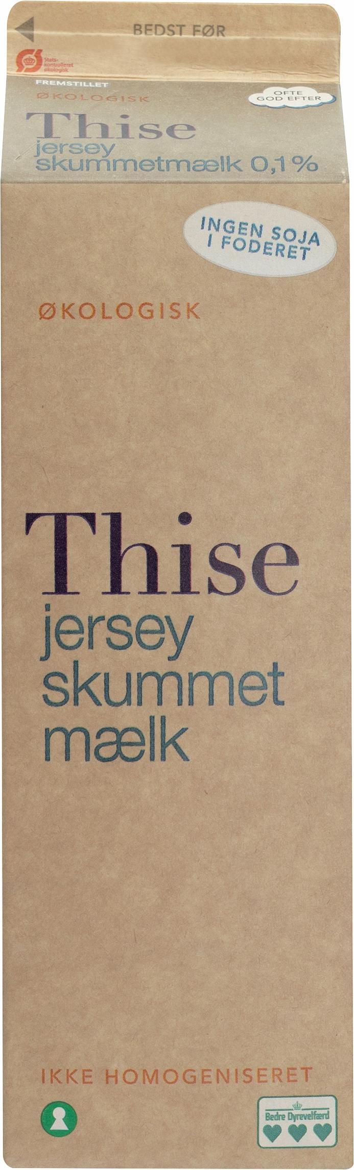 Thise Skummetmælk Jersey 0,1% 1L
